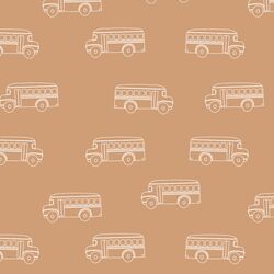 School Bus in Ochre
