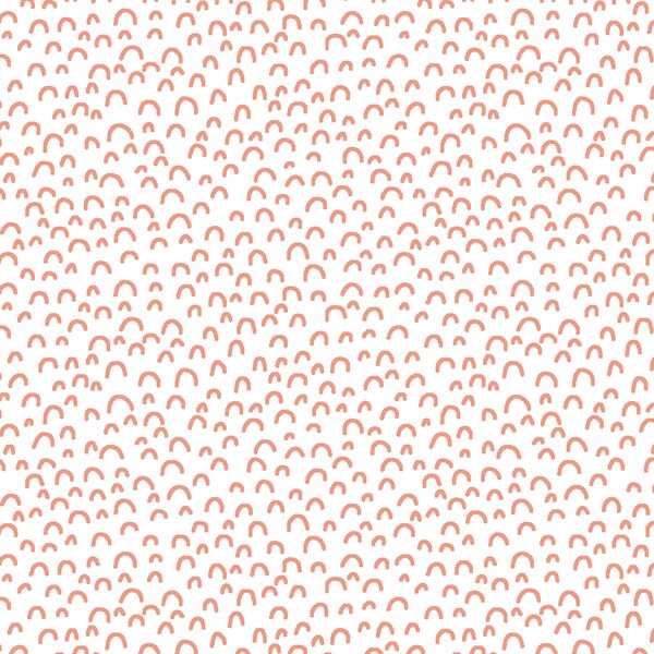 Doodle in Grapefruit on White