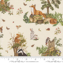 Woodland Tales Beneath the Trees in Eggshell