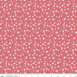Ditsy in Floral Red