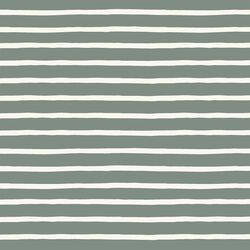 Winter Stripe in Lilypad Green