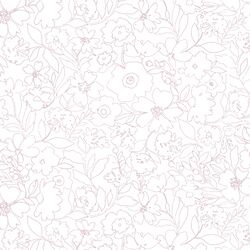 Midnight Garden in Sugar Plum on White