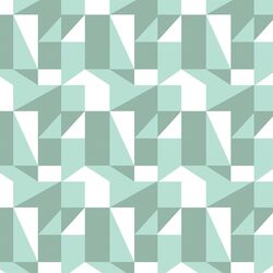 Geometric in Aqua