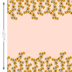 Little Turn to the Sun Double Border in Light Pink