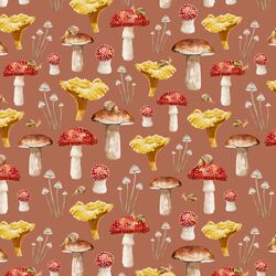 Mushrooms in Copper