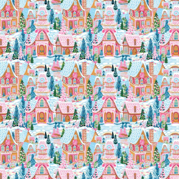 Little Gingerbread Mansion in Winter