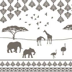 Safari Border in Stone