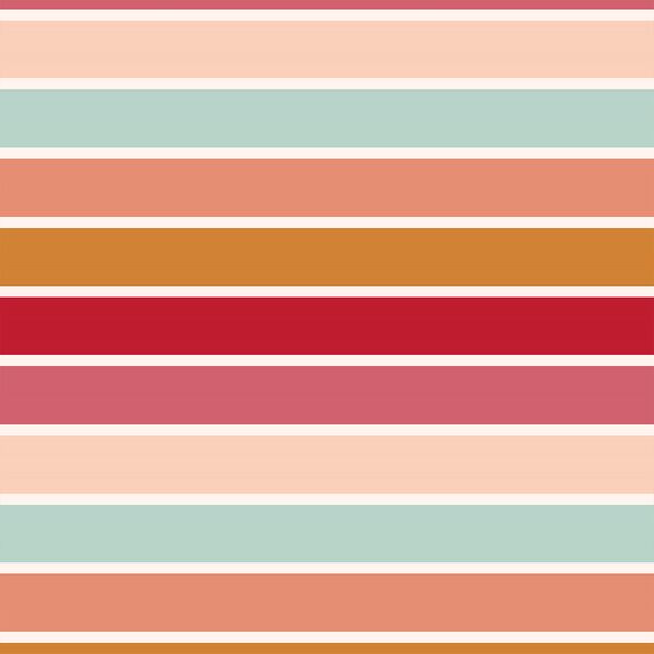 Large Sunset Stripe in Crush