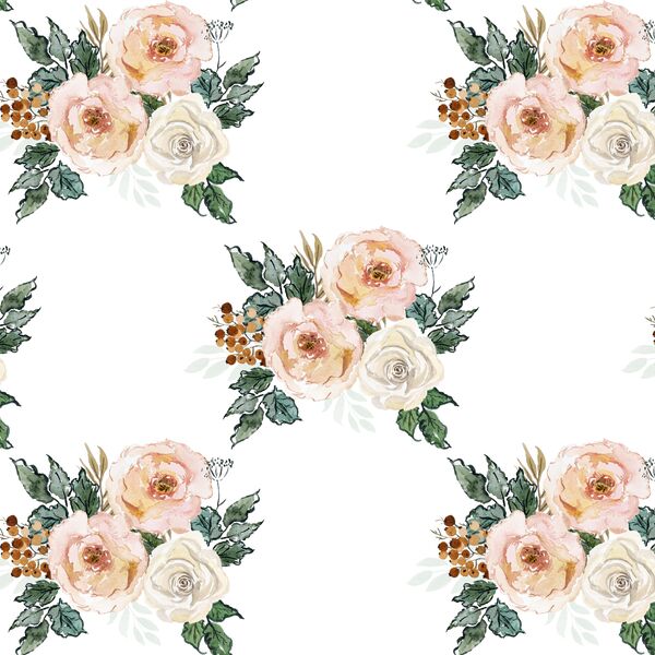Frosted Bouquet in Snow White