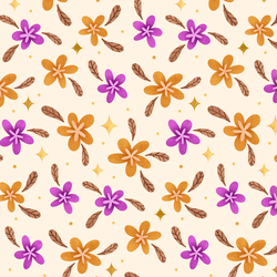 Booojee Floral in Cream