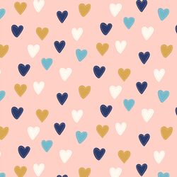 Hearts in Dawn Pink