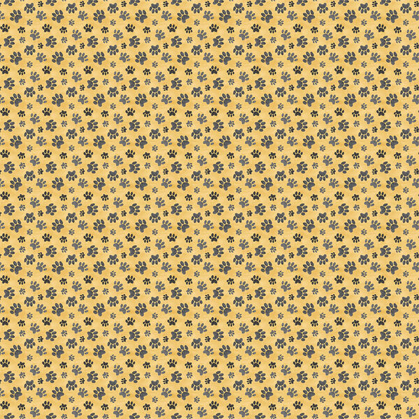 Paw Prints in Gold