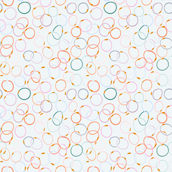 Hair Ties in Blue Crest