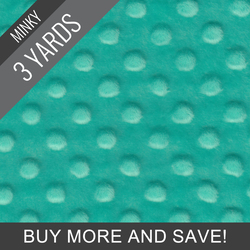 Minky Dimple Dot in Jade - 3 Yard Quick Cut