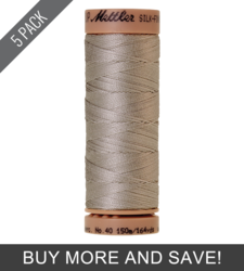 Ash Mist (9136-0331) - Silk Finish Cotton 40wt - 164 Yards (5 Pack)