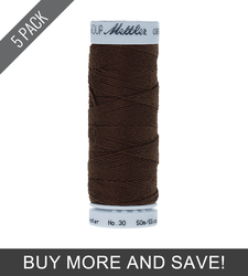Dark Amber (9146-1048) - Cordonnet 30wt Polyester - 55 Yards (5 Pack)