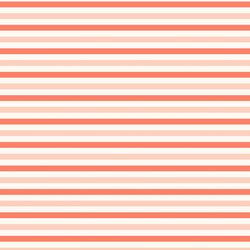 Summer Stripes in Coral Red