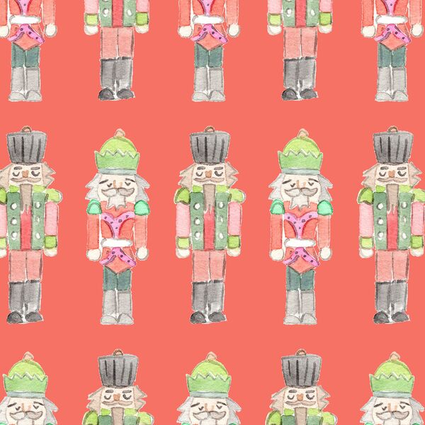 Nutcracker in Festive Red