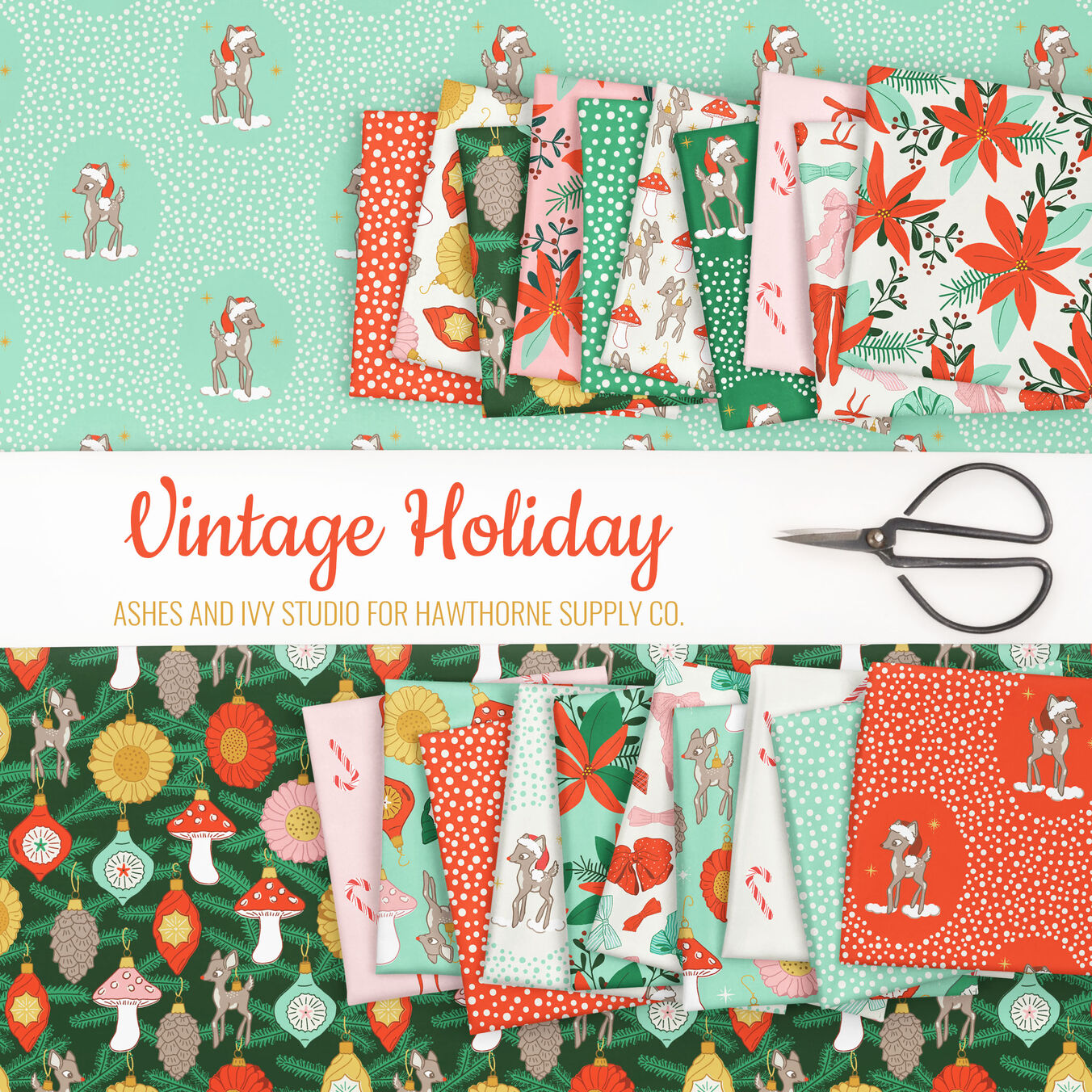 Vintage Holiday Poster Image