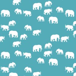 Elephant Silhouette in Lagoon