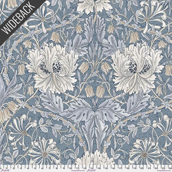 Honeysuckle & Tulip Wideback in Indigo