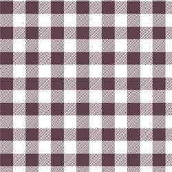 Medium Buffalo Plaid in Raisin