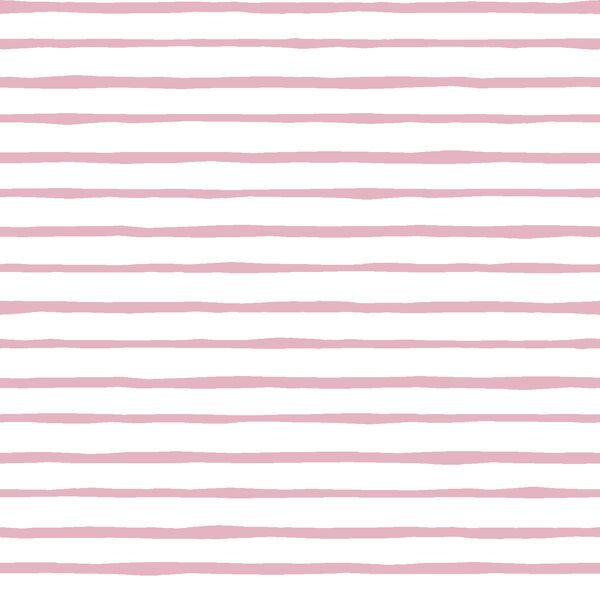 Artisan Stripe in Carnation on White