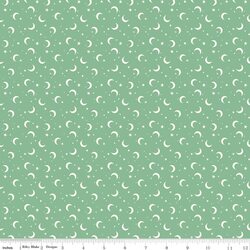 Moon & Stars in Green