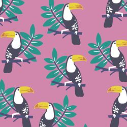 Toucans in Wisteria