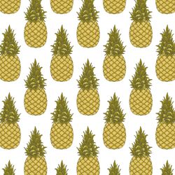 Little Pineapples in White