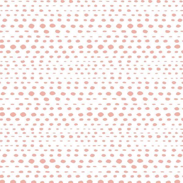 Little Skipping Stones in Peony on White