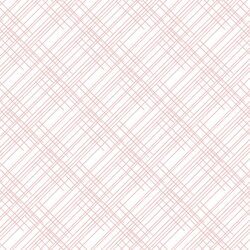 Thatched in Blush on White