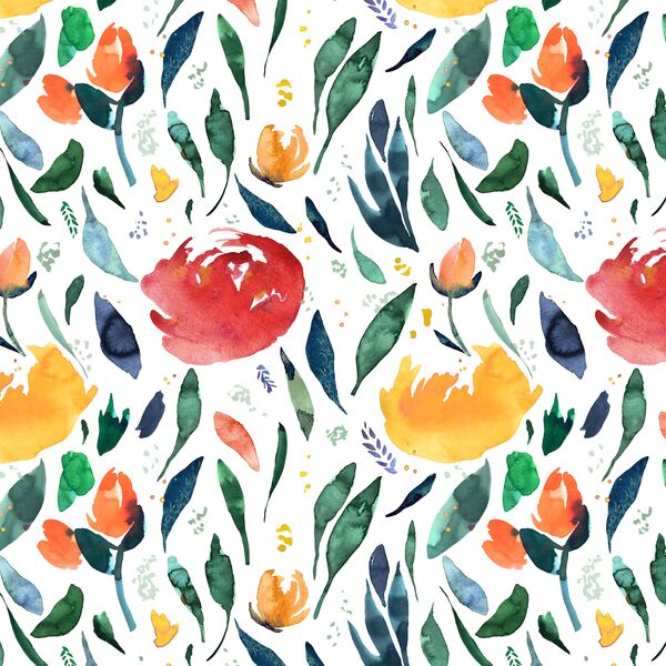 Pow Pow Floral in Blooming