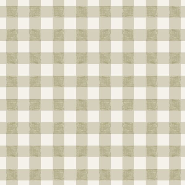 Watercolor Gingham in Fir