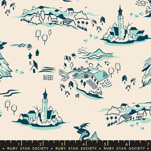 Mountain Town in Frost