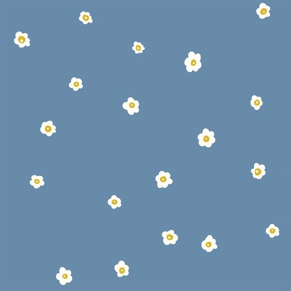 Meadow Daisy in Bleu