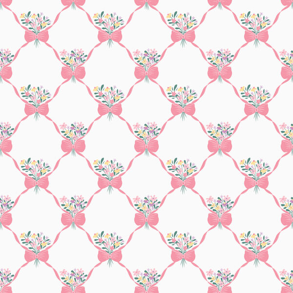 Bouquets and Bows in Pink
