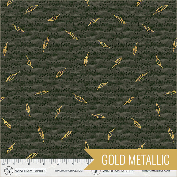 Sprig in Phthalo Green Metallic