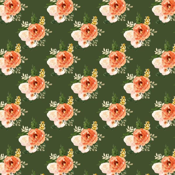 Tiny Parisian Bouquet in Olive Green