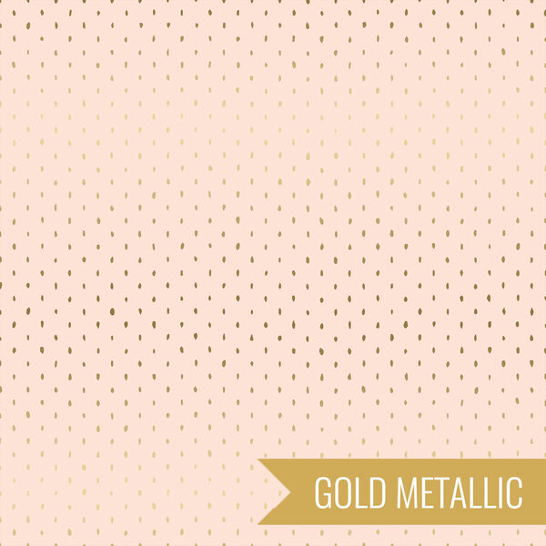 Stitch and Repeat in Blush Metallic