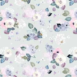French Lilacs in Soft Mint