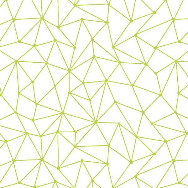 Astral Nights in Lime on White