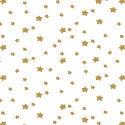 Star Light in Marigold on White