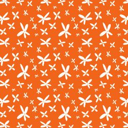 Monster Flowers in Orange