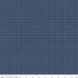 Plaid in Navy