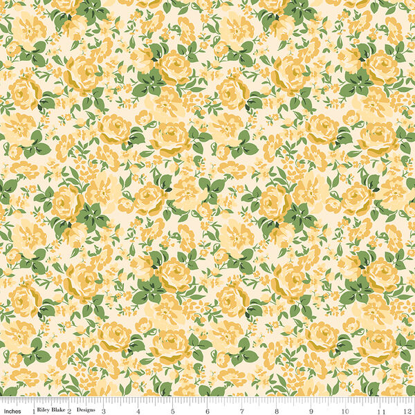 Floral in Yellow