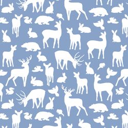 Forest Friends in Cornflower
