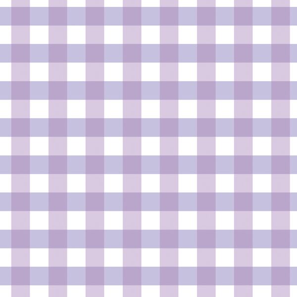 Gingham in Lovely Lilac