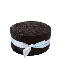 Confetti Cotton 2.5" Strip Roll in Licorice