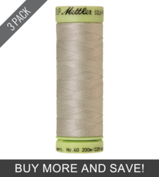 Fieldstone (9240-0412) - Silk Finish Cotton 60wt - 220 Yards (3 Pack)